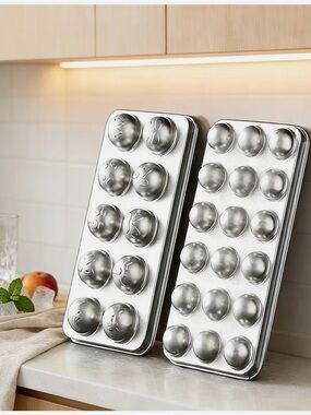 Stainless Steel 18 Spherical Ice Tray